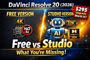 DaVinci Resolve 20 Free Version Limitations