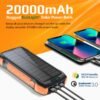 Promate 20000mAh Solar Power Bank – Wireless & Portable