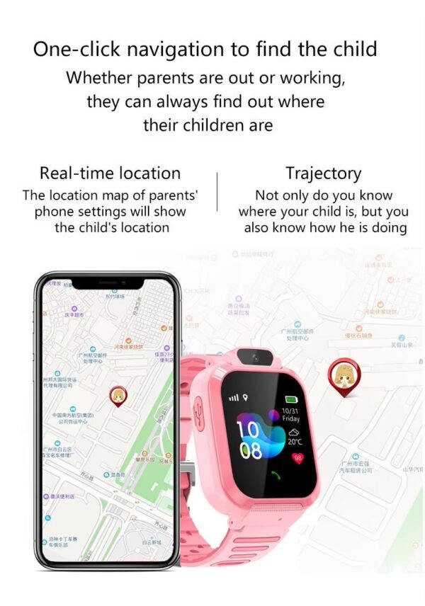 Q16 Kids Smart Phone Watch – Safety, communication, and fun all in one wearable for kids.