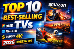 TOP 10 BEST-SELLING TVs ON AMAZON