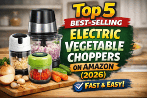 Top 5 best-selling electric vegetable choppers on Amazon in 2026 for fast, easy, and mess-free kitchen meal prep