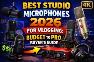 best vlogging microphones for home studio