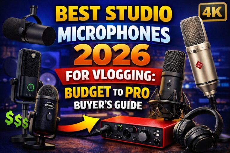 best vlogging microphones for home studio