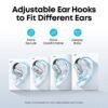 Soundcore A3878H11 V40i open-ear earbuds with lightweight hook design for comfortable all-day listening