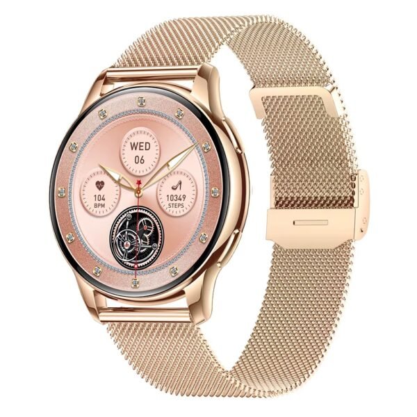 Y11 Women smart watch with AMOLED display and fitness tracking