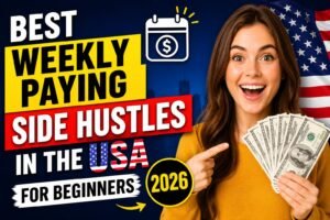 Best Weekly-Paying Side Hustles in the USA for Beginners