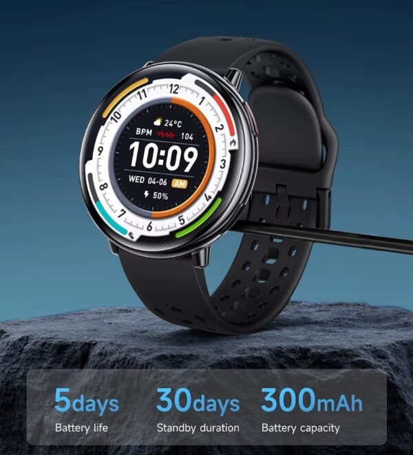 HD21 GPS Smart Watch – AMOLED Outdoor Fitness Tracker