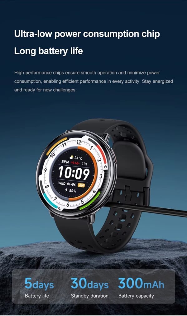 HD21 GPS Smart Watch – AMOLED Outdoor Fitness Tracker