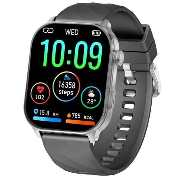 GPS smart watch with compass and fitness tracking features
