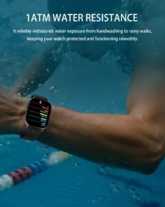 Waterproof outdoor smartwatch with GPS and multi-sport modes
