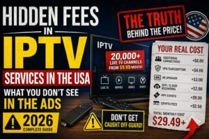 hidden IPTV fees USA 2026