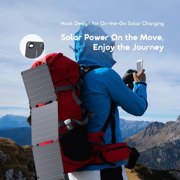 portable USB solar charging panel 30W for smartphones and power banks