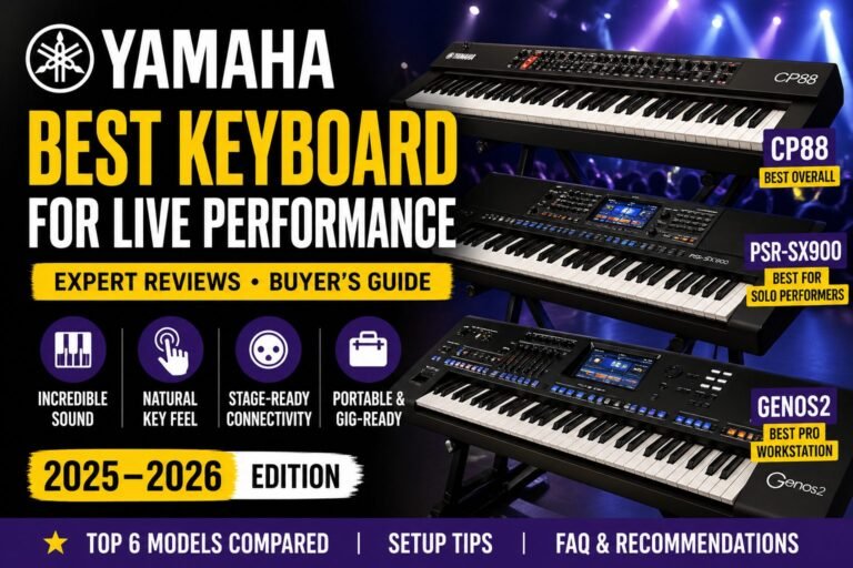 Best Yamaha keyboard for live performance