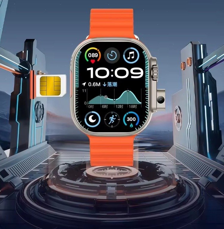 BW9 Pro Smart Watch with Camera Kenya – 4G SIM Card Smartwatch with Flashlight